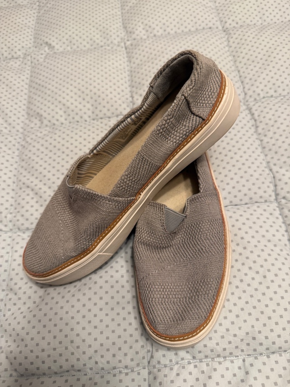 Toms Women's Knit Slip-On Sneakers - Taupe